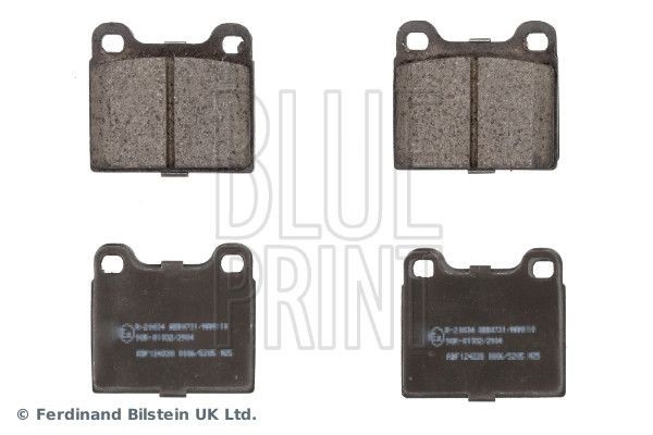 BLUE PRINT ADF124228: Bremsbeläge Hinterachse, mit Anti-Quietsch-Blech