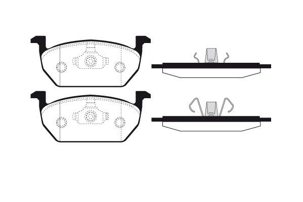 RAICAM RA.1227.0: Klocki hamulcowe Oś przednia