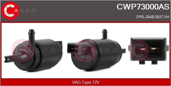 CASCO CWP73000AS: Pompe de lave-glace Genuine 12V
