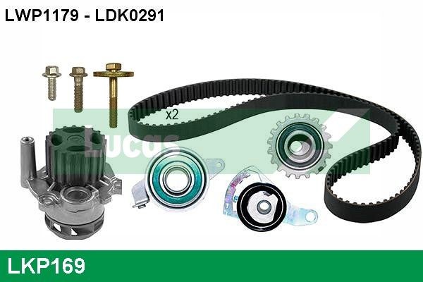 LUCAS LKP169: Distributieriem set + waterpomp