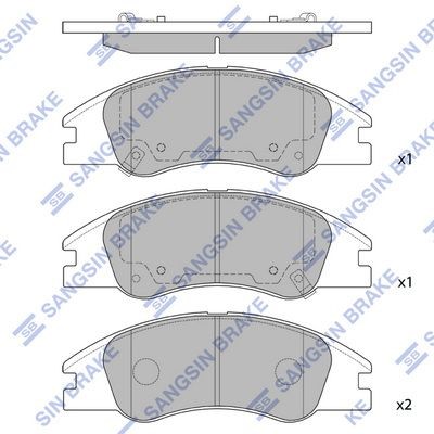 Hi-Q SP1167: Plaquettes de frein