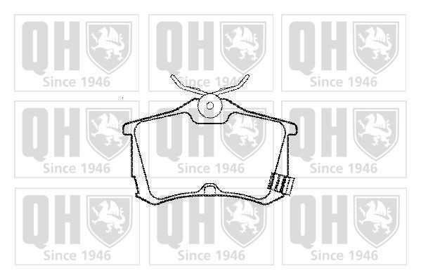 QUINTON HAZELL BP1093 Bremsbeläge