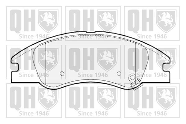 QUINTON HAZELL BP1514: Plaquettes de frein