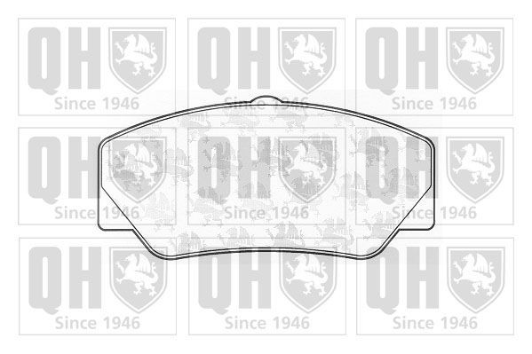 QUINTON HAZELL BP406: Fékbetét készlet, tárcsafék