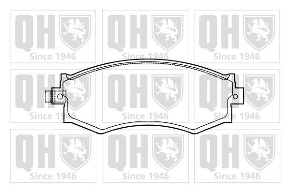 QUINTON HAZELL BP682: Bremseklodser