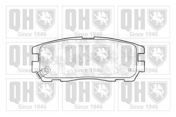 QUINTON HAZELL BP792: Bromsbelägg