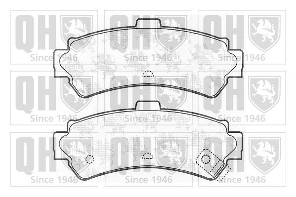 QUINTON HAZELL BP961: Bremseklodser