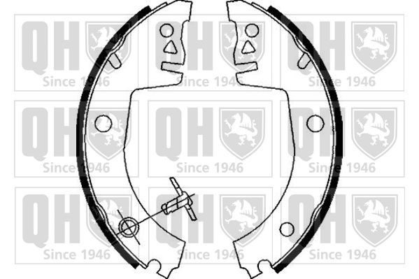 QUINTON HAZELL BS821 Bremsbackensatz