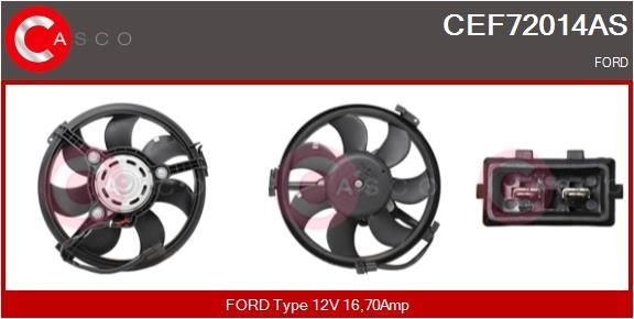 CASCO CEF72014AS: Elmotor, kylarfläkt