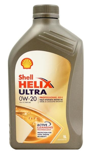 SHELL 550049078: Motorový olej Helix Ultra Professional AJ-L 0W-20 1l, 0W-20 Helix Ultra, Professional AS-L