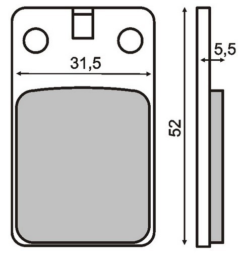 RMS 22 510 0030: Bromsbelägg