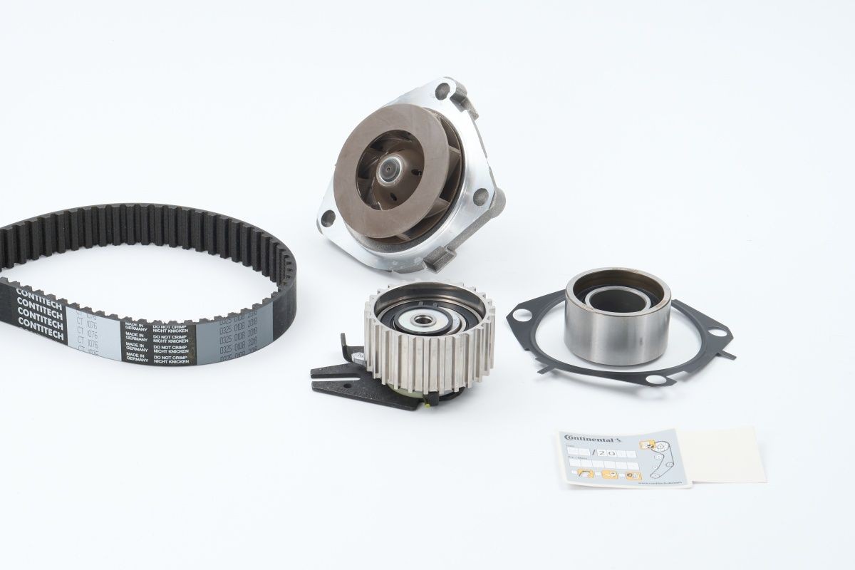 CONTITECH CT1076WP2: Bomba de agua + kit de correa de distribución Núm. dientes: 198, Ancho: 24mm