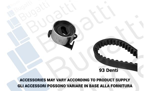 BUGATTI KBU5201B: Wasserpumpe + Zahnriemensatz