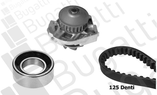 BUGATTI KBU5942A: Kit cinghia distribuzione, pompa acqua