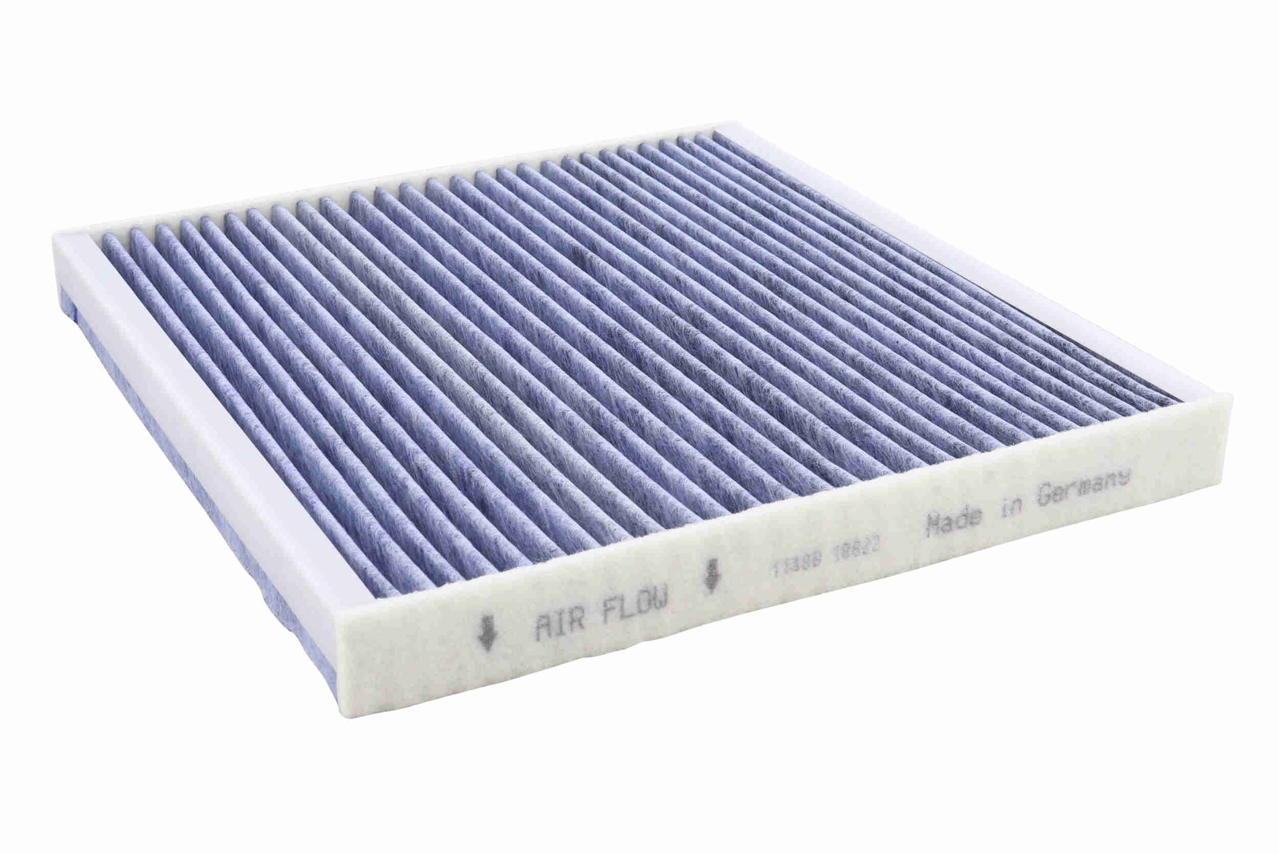 VEMO V22-32-0005: Pollenfilter Green Mobility Parts Aktivt kul, biofunktionel kabinefilter, med antibakteriel virkning, med anti-skimmel virkning, Finstøvfilter (PM 2.5), med antiallergisk virkning, med lugtabsorberende virkning