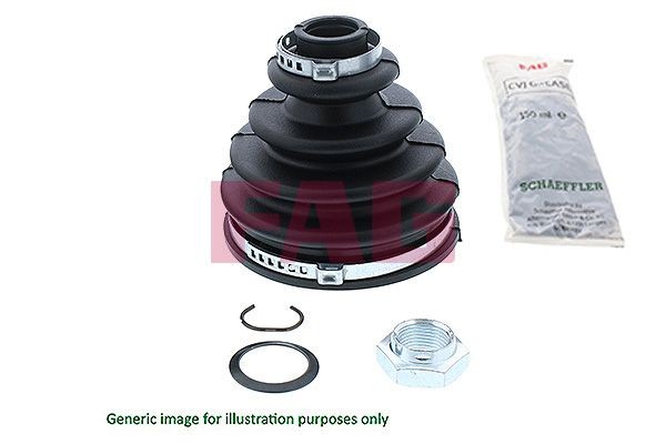 FAG 772 0036 30: Asmanchetten set Rubber