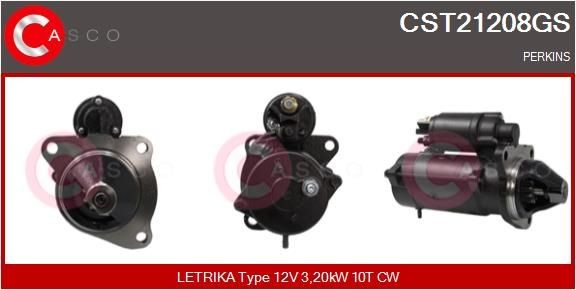 CASCO CST21208GS: Starter 3,20kW