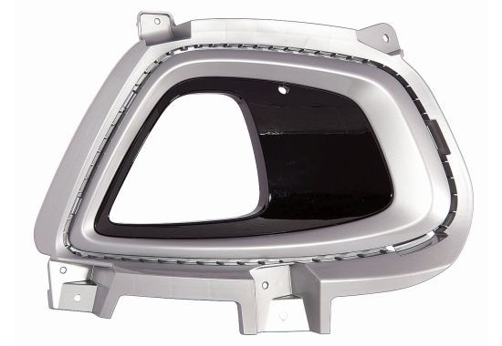 ABAKUS 323-2503L-UD: Ventilatiegrille, bumper Links voor, met gat(en) voor mistlampen