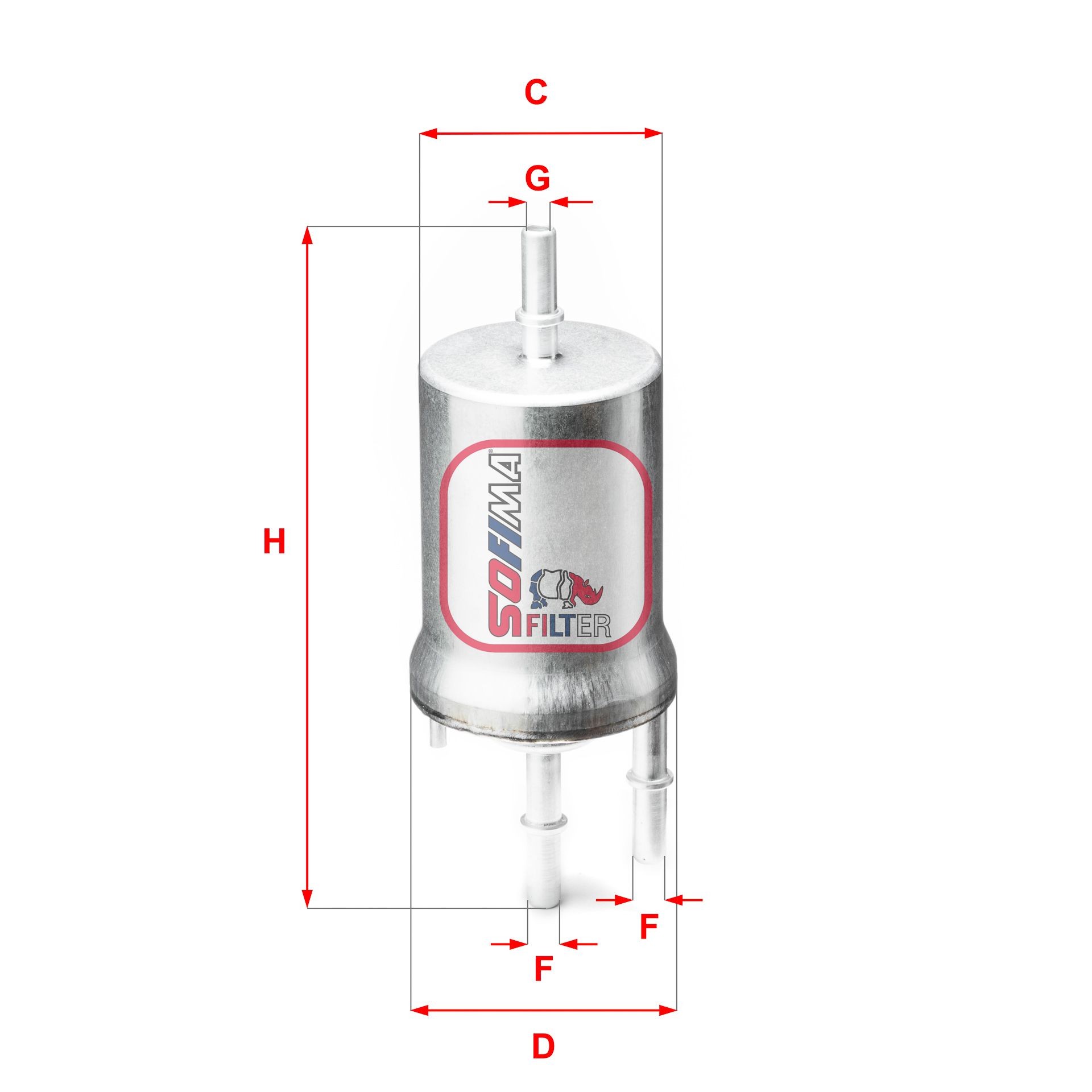 SOFIMA S 1845 B: Brændstof-filter