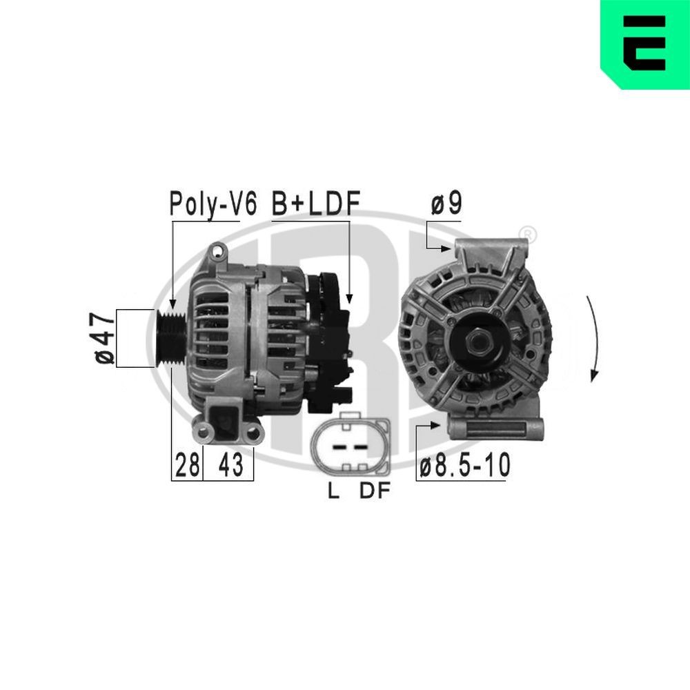 ERA 210887A: Alternator 100A