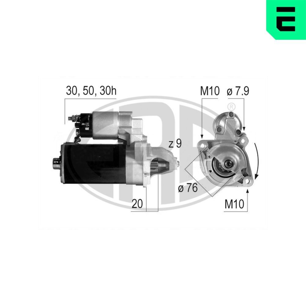 ERA 220147A: Starter 1,4kW