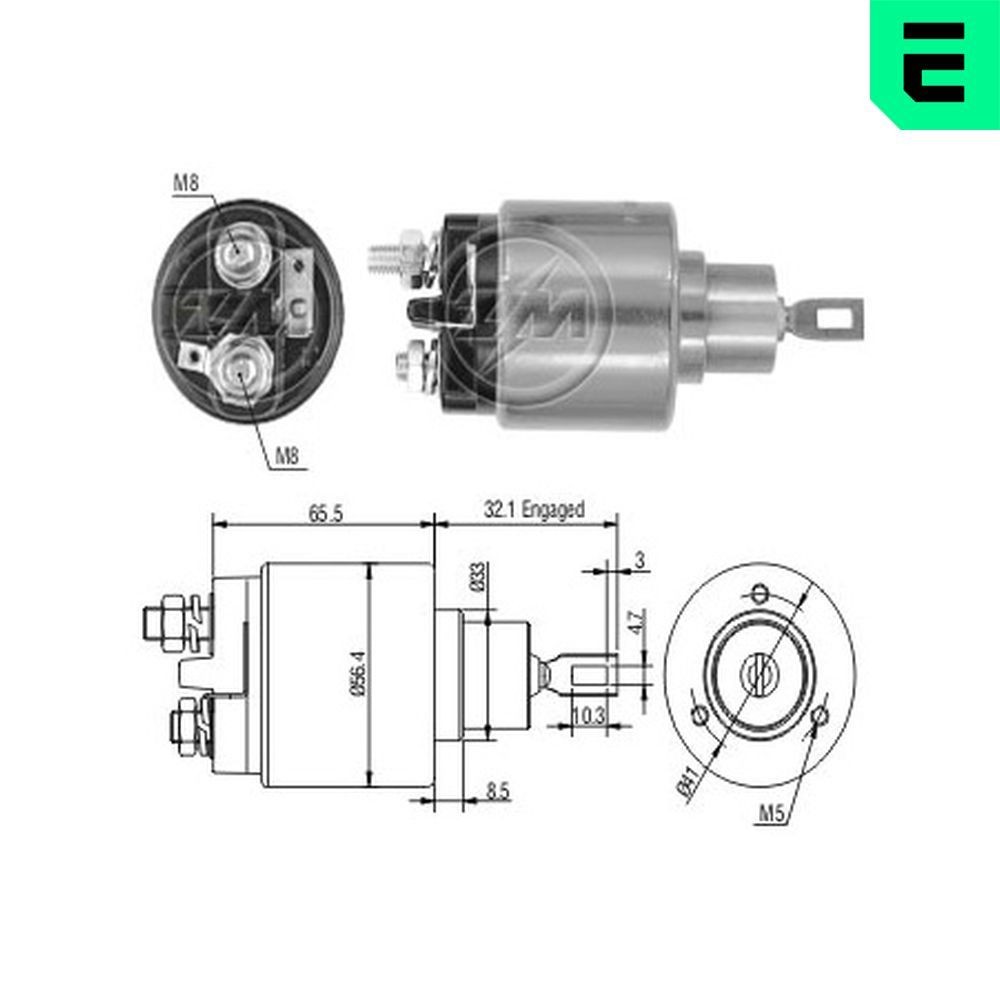ERA ZM575: Solenoid, electromotor