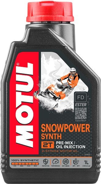 MOTUL 108209: Motorový olej SNOWPOWER SYNTH 2T 1l Snowpower Synht, 2T