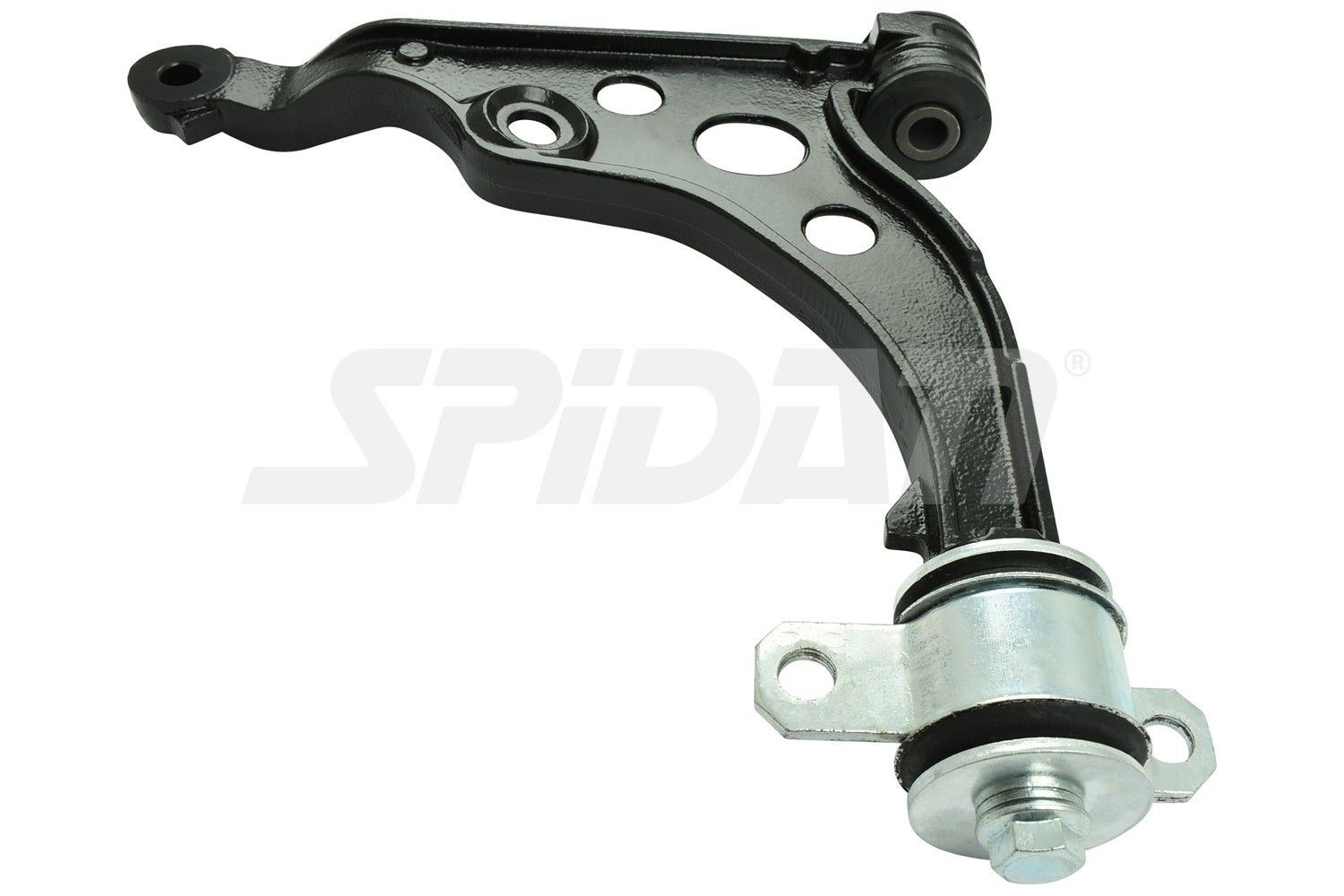 SPIDAN CHASSIS PARTS 46980: Tukivarsi Alla, Etuakseli, vasen, Harmaa valurauta