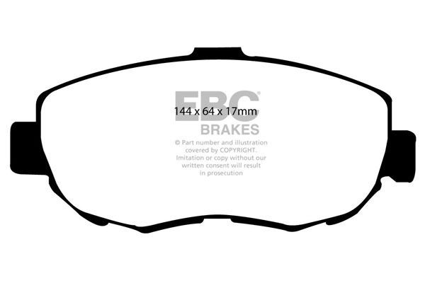 EBC Brakes DP21223: Fékbetét készlet, tárcsafék
