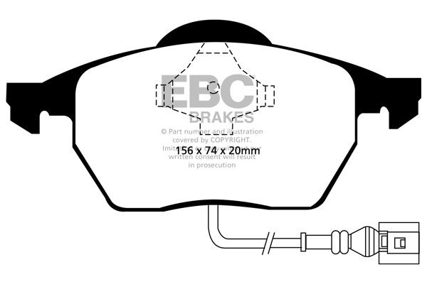 EBC Brakes DP31330C: Piduriklotsid