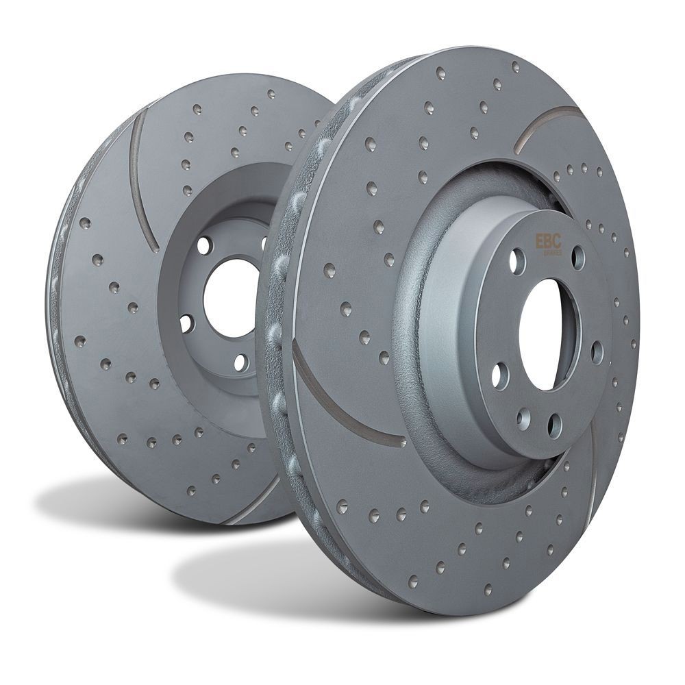 EBC Brakes GD135: Bremžu diski Ø: 258mm, pilnīgi, Pelēkais čuguns, Ø: 258mm