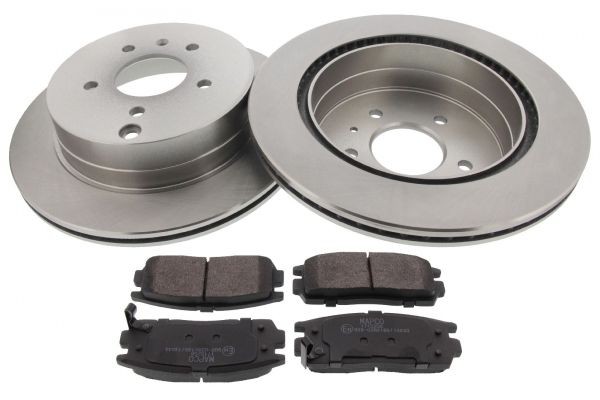 MAPCO 47712: Remschijven en blokken Achteras, Ø: 303mm, Geventileerd