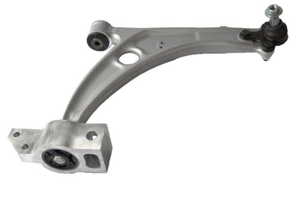 BUGIAD BAP55088: Носач, окачване на колелата предна ос, дясно, Алуминий, с шарнир на носача/накрайник, с гумен тампон, с гайка