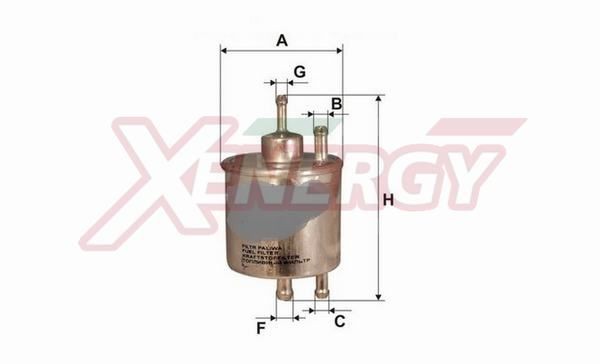 AP XENERGY X1510438: Filtro carburante