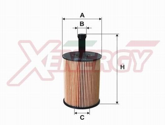 AP XENERGY X1524131: Olajszűrő