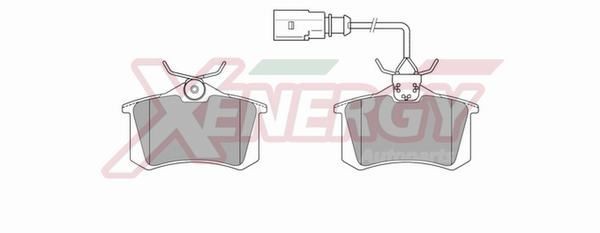 AP XENERGY X40275: Bromsbelägg