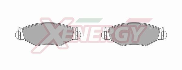 AP XENERGY X40681: Fékbetét készlet, tárcsafék