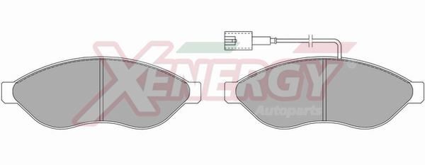 AP XENERGY X40978: Bremsbeläge