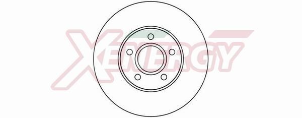 AP XENERGY X602078: Bremžu diski Ø: 278mm, ventilējams, Ø: 278mm, lakots