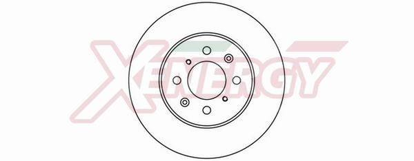 AP XENERGY X602102: Bromsskiva Ø: 262mm, ventilerad, Ø: 262mm, lackerad