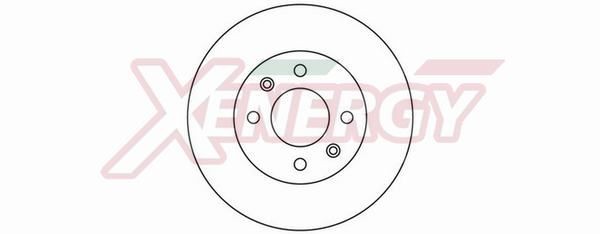 AP XENERGY X602145: Bremžu diski Ø: 241mm, ventilējams, Ø: 241mm, lakots