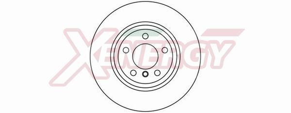 AP XENERGY X602172: Disque de frein Ø: 325mm, ventilé, Ø: 325mm, peint