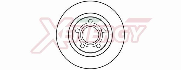 AP XENERGY X602183: Bremsscheibe Ø: 280mm, Belüftet, Ø: 280mm, lackiert