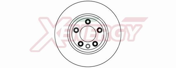 AP XENERGY X602188: Bremžu diski Ø: 350mm, ventilējams, Ø: 350mm, lakots