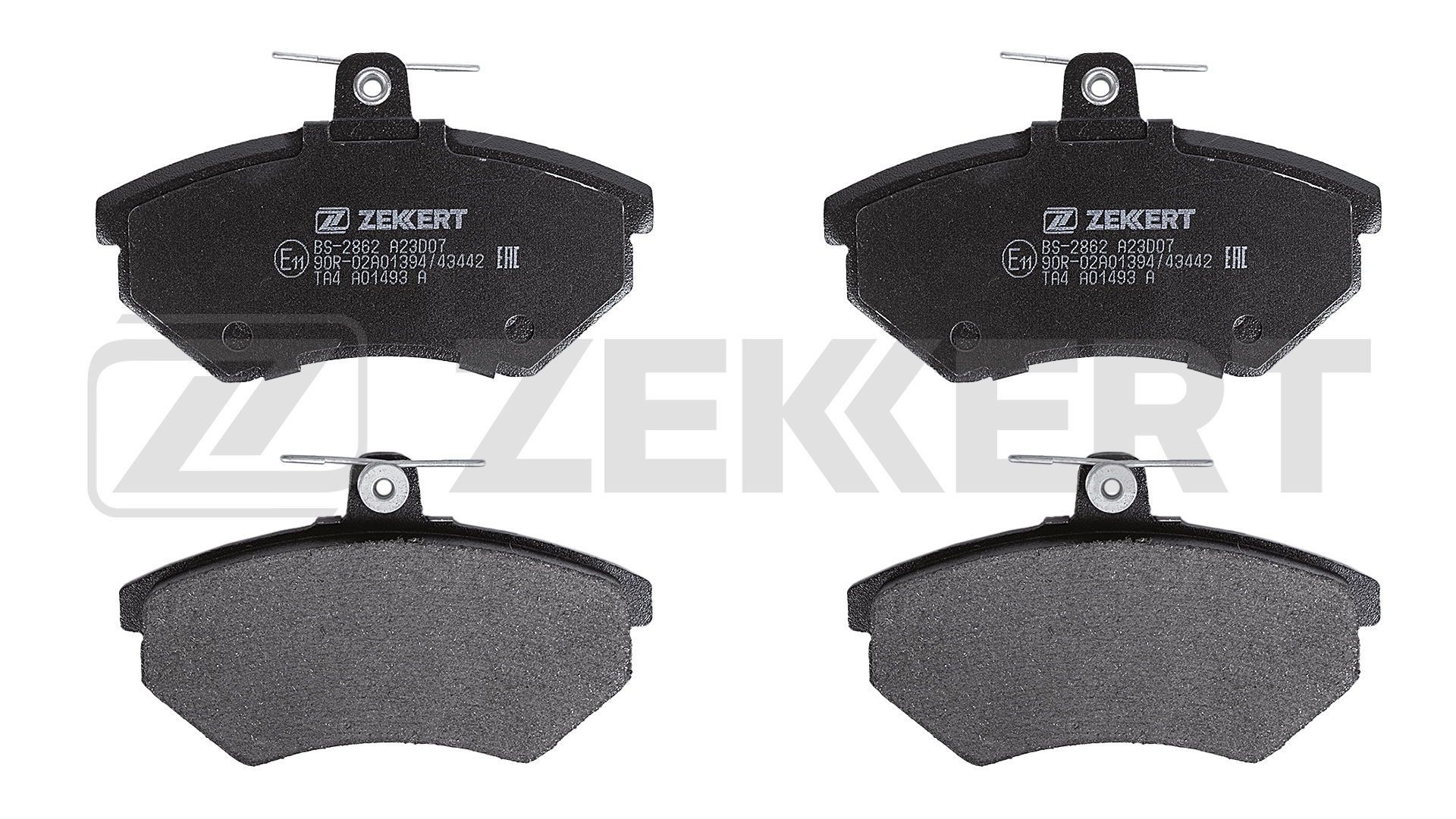 ZEKKERT BS-2862: Bremseklodser foraksel