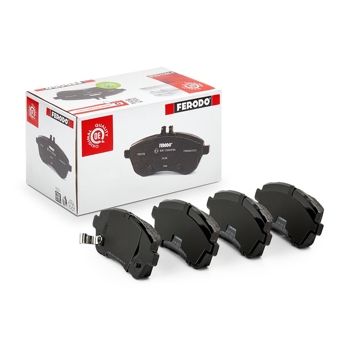 FERODO FDB4110: Remblokken Zonder toebehoren PREMIER ECO FRICTION