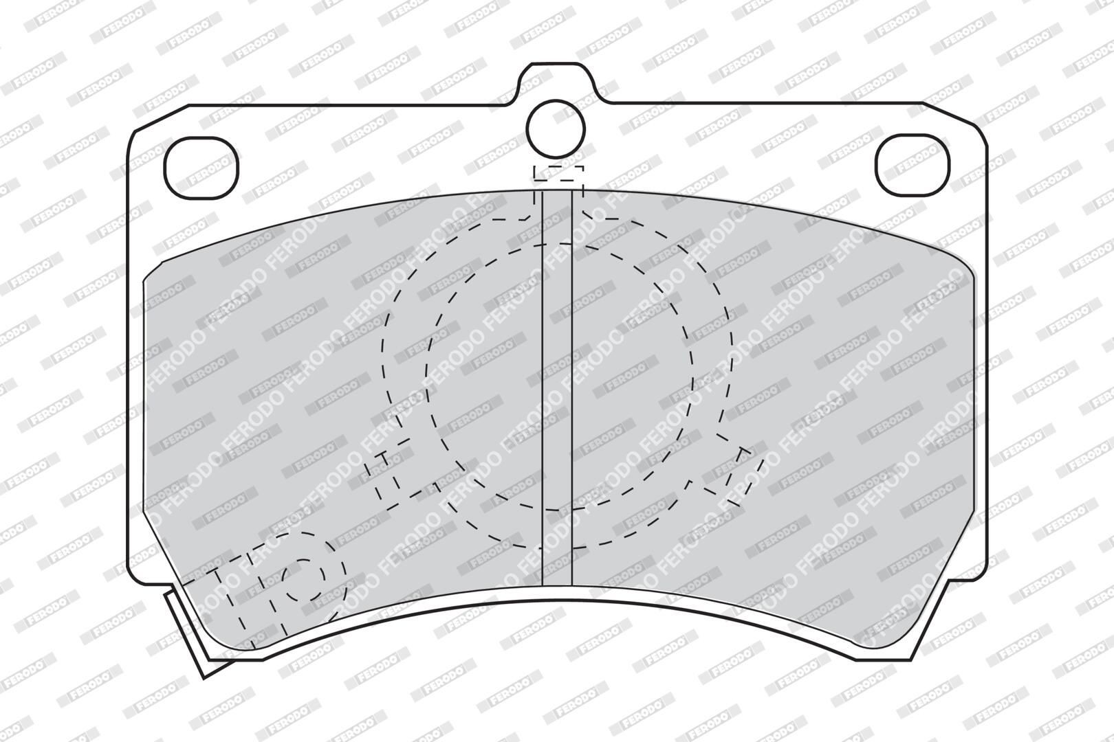 FERODO FDB993: Bremsbeläge mit Kolbenclip PREMIER