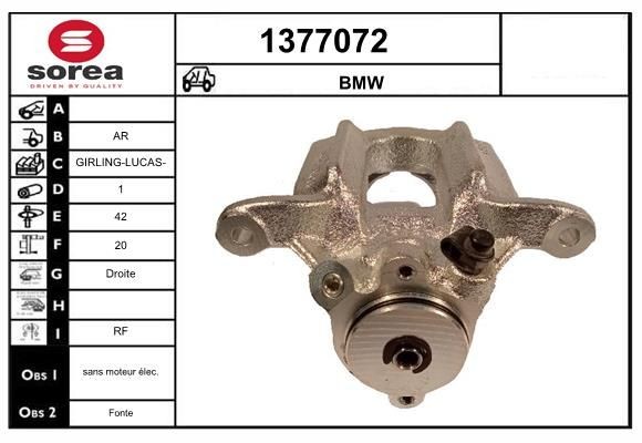SNRA 1377072: Étrier de frein
