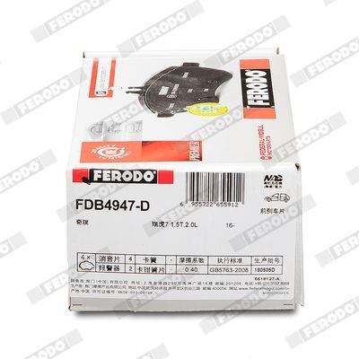 FERODO FSL1425: Plaquettes de frein PREMIER ECO FRICTION