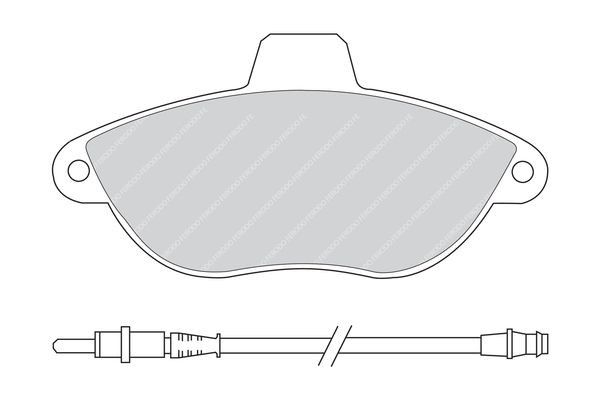 FERODO FVR501: Bremseklodser uden tilbehør PREMIER